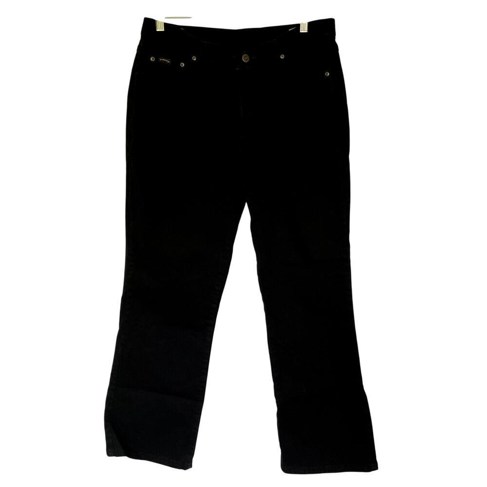 Riders‎ by Lee black jeans cotton pants women's size 16 pockets casual pants